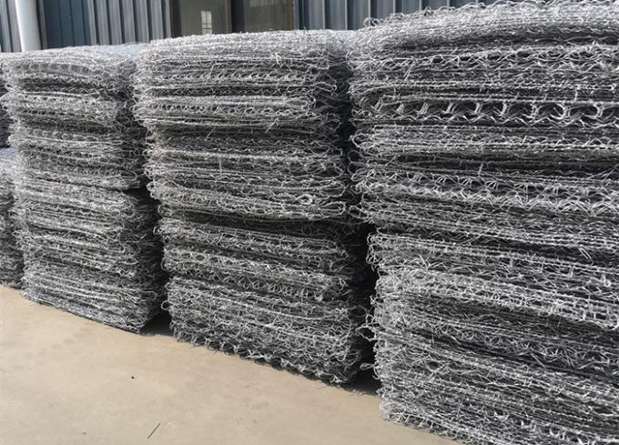 2.7mm Galfan Geweven Hexagonale Gabion Mesh Basket 8x10cm Opening 1