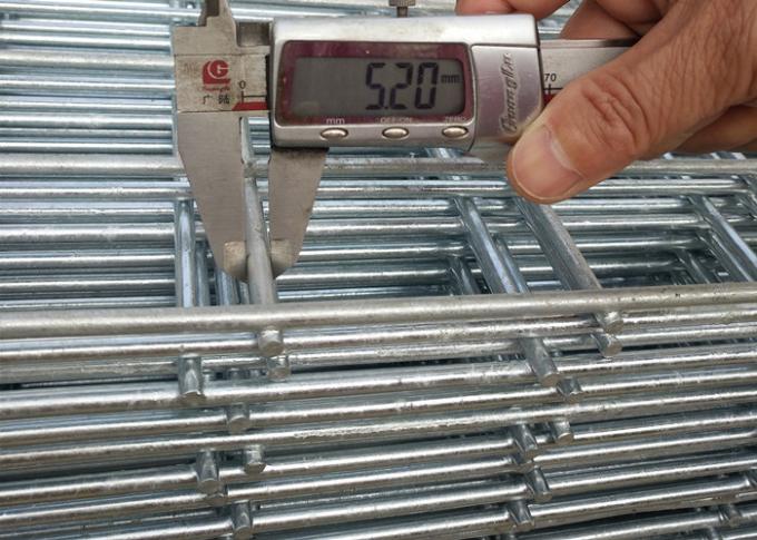 2 het Koolstofstaal Gelaste Draad Mesh Panels Hot Dipped Galvanized van " X2“ 0
