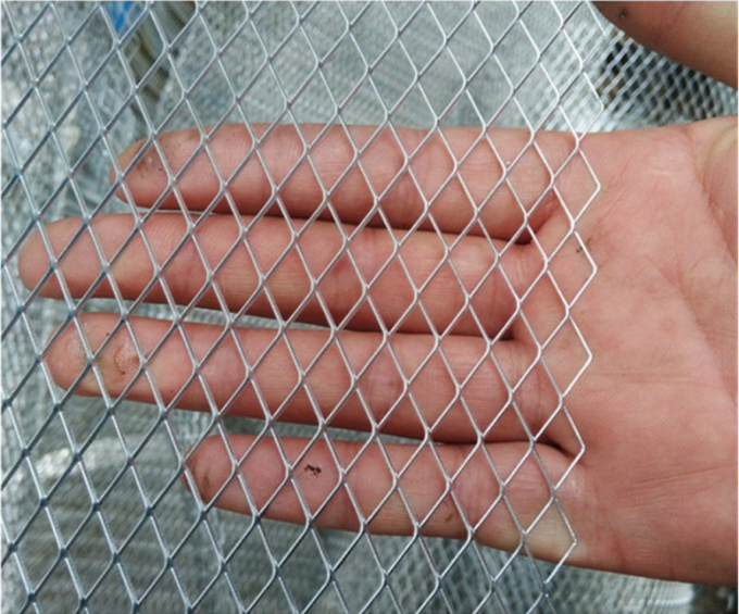 HBGB 2mm het Dikte Uitgebreide Netwerk van de Metaaldraad SS316 Diamond Shape 2