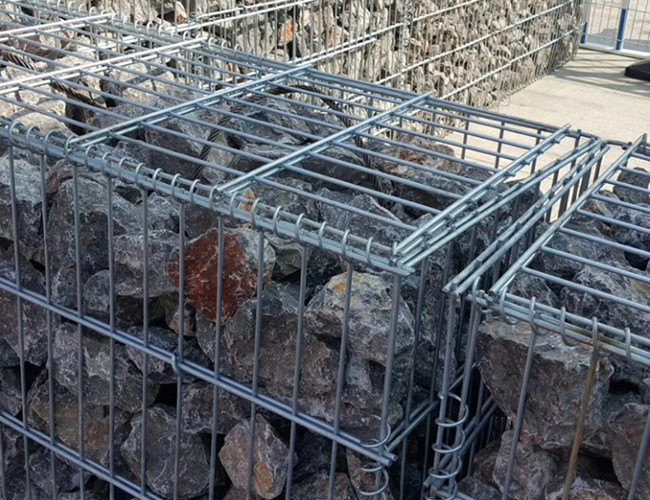 4.5mm Dia 5x10 van de de Kooi Behoudende Muur van het Gatenmetaal de Omheining van de de Oeversdraad Rock Walls 2
