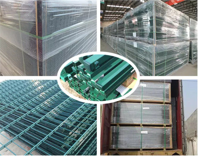 Van de Draadmesh fence wrought iron high van de sportengrond Pvc Met een laag bedekte Veiligheid 868/656 3