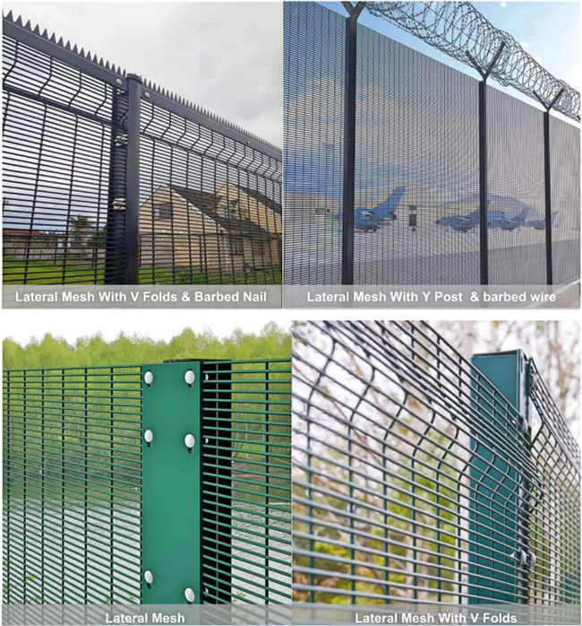 Ontruim Weergeven Antibesnoeiing 358 de Gelaste Draad van Mesh Fence Anti Climb High Veiligheid 0