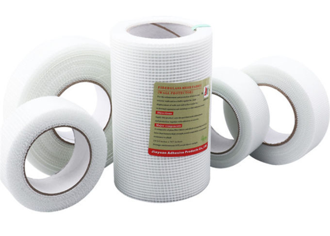 Zelfklevende de Glasvezeldraad Mesh For Ceiling Filters Spraying van de Pleistermuur 0