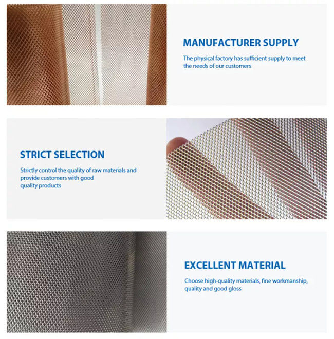 Aangepaste Micro- Gat Uitgebreide Metaaldraad Mesh For Industrial Usages 1