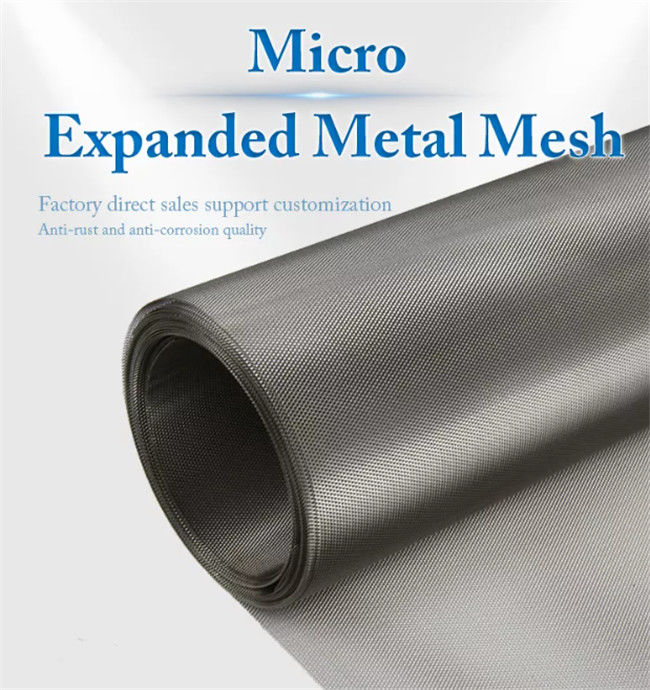 Aangepaste Micro- Gat Uitgebreide Metaaldraad Mesh For Industrial Usages 0