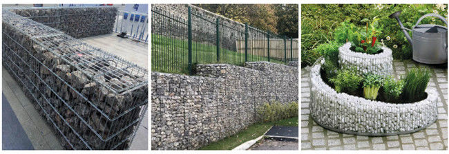 Gegalvaniseerde Galfan 50×50mm de Gelaste Muur van Gabion Mesh For Designing Fence Retaining 2