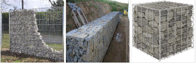 Galfan bedekte Gelast Gabion-Netwerk 4mm de Behoudende Muur van Draad met een laag200x100x50 Dozen 1