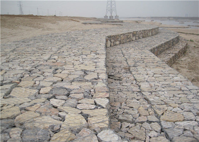 3x1x0.3m Gabion Matras 2.7mm Netto die Draad voor Hellingsbescherming wordt gegalvaniseerd 2