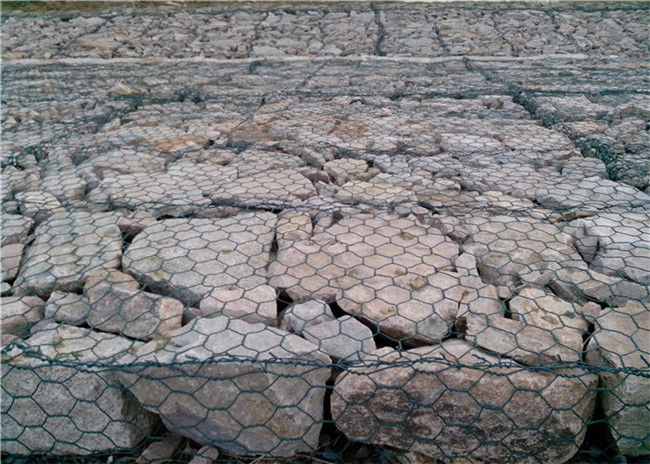 Galfanzn Al Coated Hexagonal Wire Mesh Gegalvaniseerde Gabion 100x100x100mm 2