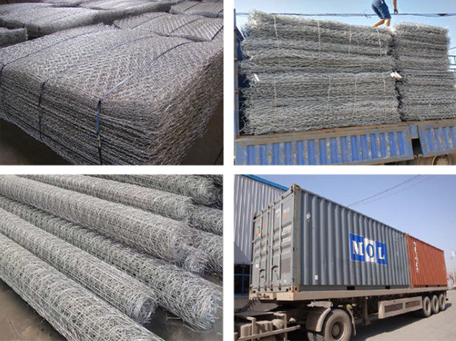 2m X 1m X 0.5m Gediplomeerde Doos ISO 9001 van Rivier de Bank Gegalvaniseerde Gabion 1