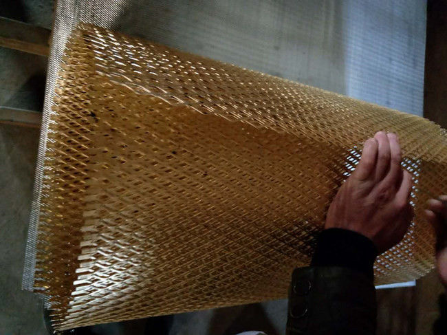 50mm Messing Mesh Sheets 4mm H62-Geperforeerde Draaddoek 0
