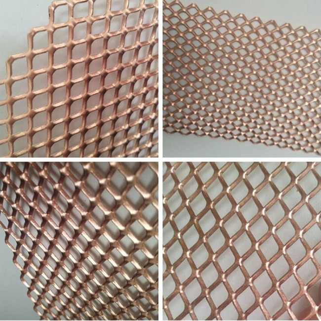 1.8mm Dia ISO 9001 Uitgebreide Metaaldraad Mesh EMI Shielding Copper Mesh Sheet 0