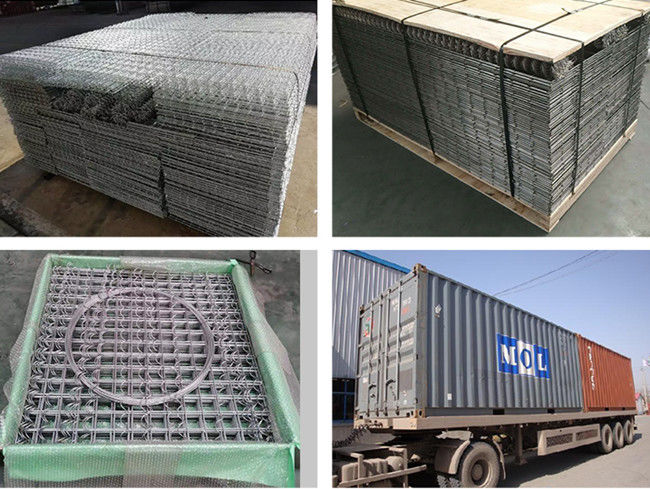 Duurzame 4.5mm Gabion Gelaste Draad Mesh Hot Dipped Galvanized Iron 2