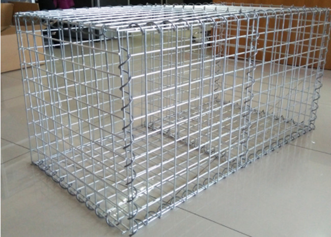 4.0x1.0x0.5M 3m Lengte Gelast Gabion Netwerk 5 Mm Dia Wall Garden Edging 0