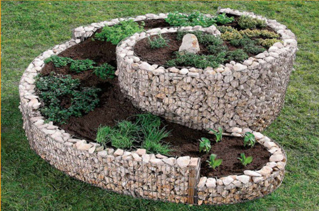 0.5m Breedte 1m de Mand Behoudende Muur 4x1x1m van de Lengterots Gelast Mesh Gabion 2