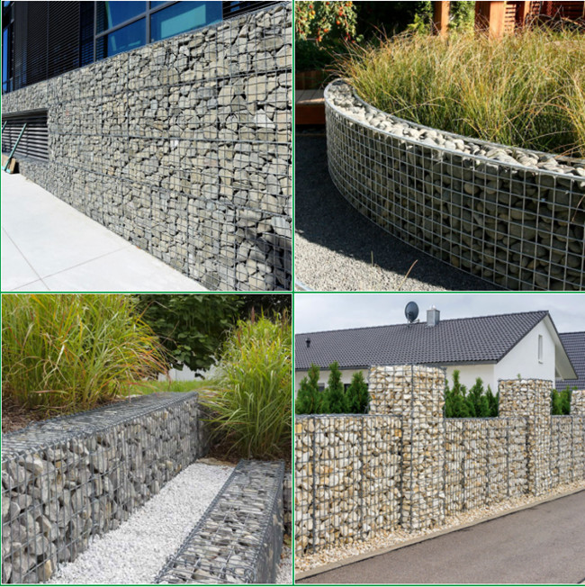 Zwaar Gegalvaniseerd Gelast Roestvrij Mesh Rock Filled Gabions 75×75mm 2