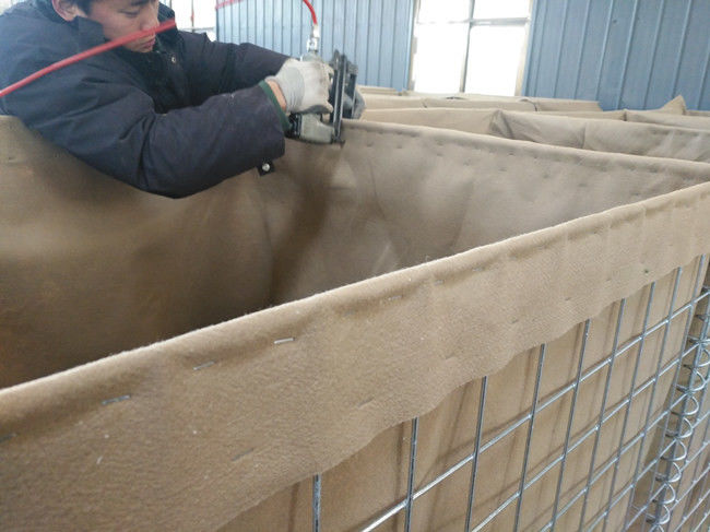 3x1x1m niet Geweven Polypropyleen Gelaste Gabion Mesh Rectangle Fence Bunnings 0