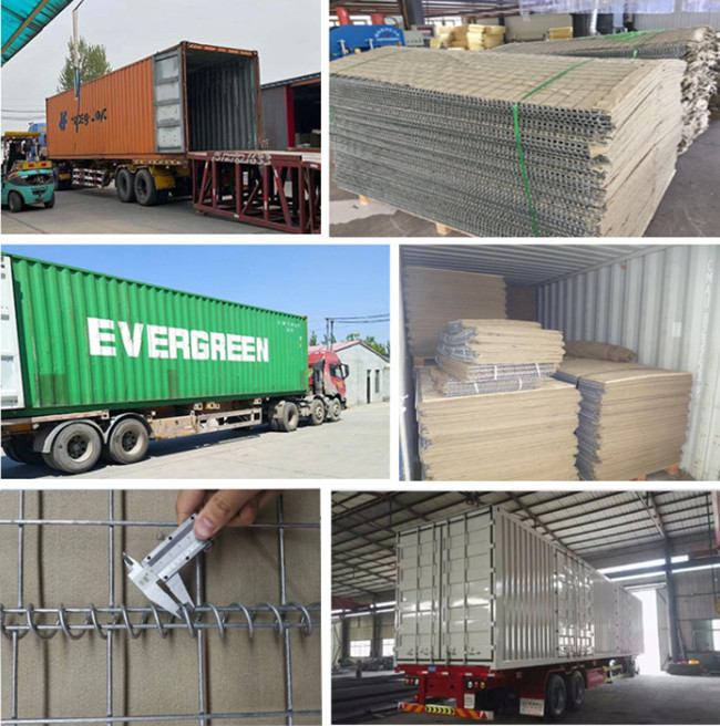 3 Omheining Blast Wall van duim de Q195 Gelaste Gabion Mesh Geotextile Cloth Stone Filled 3