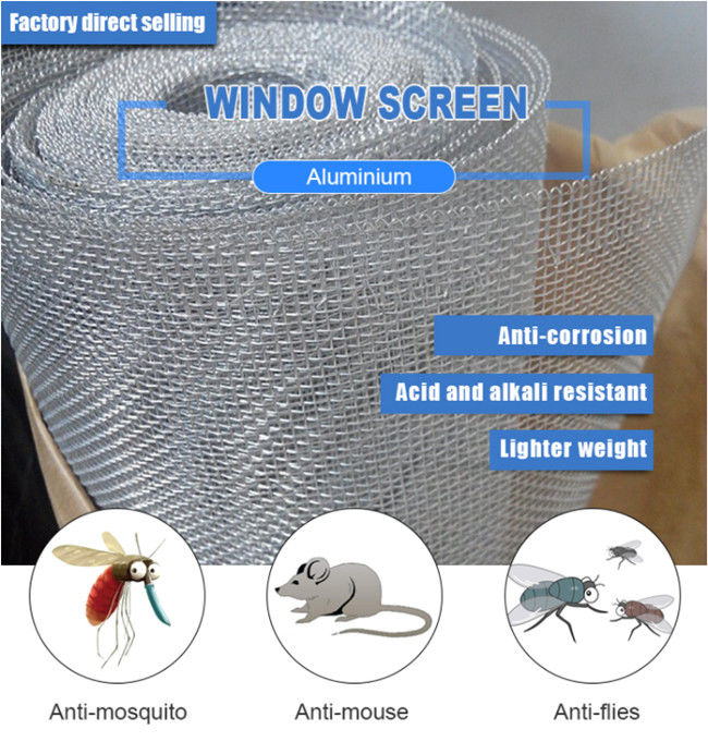 18x14 0.6m het Netwerk van de het Schermdraad van het Breedtevenster HBGB Zwart Mesh Screen Fabric 0