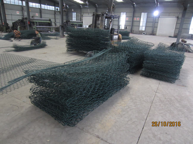 4mm Pvc Met een laag bedekte Gabion  80mm X 100mm Openend 2