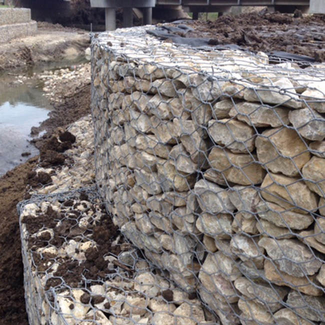 4m X 2m X 0.3m Gabion-Heet Ondergedompeld Gegalvaniseerd het Ijzerstaal van de Steenkooi 3