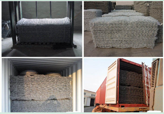 1×1×1m pvc Met een laag bedekte Gabion Mesh Baskets 380 Mpa HBGB Behoudende Muur Mesh Cages 2