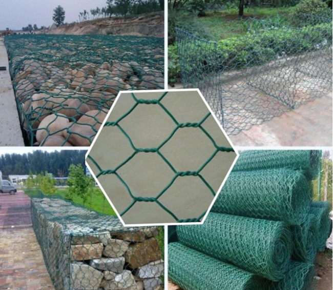 2mm Hexuitdraai 1x1x0.5m Gegalvaniseerde Kooien van Staalgabion voor Dambescherming 1