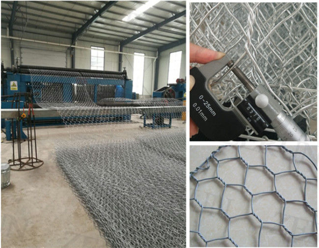 Q195 de Gegalvaniseerde Geweven Galfan Draad Mesh Retaining Wall van Gabion Dozen 0