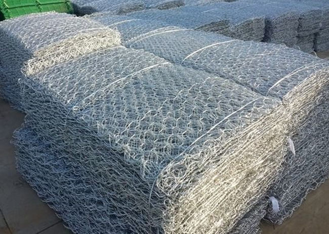 2x1x0.5m Heet Ondergedompeld Gegalvaniseerd pvc Met een laag bedekt Gabion Doos Groen Overstromingsbeheer 2