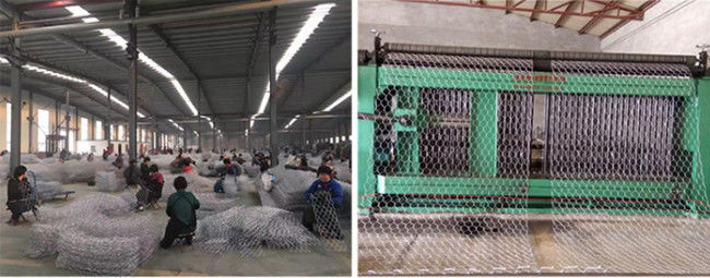 3x1x0.3m Gabion Matras 2.7mm Netto die Draad voor Hellingsbescherming wordt gegalvaniseerd 1