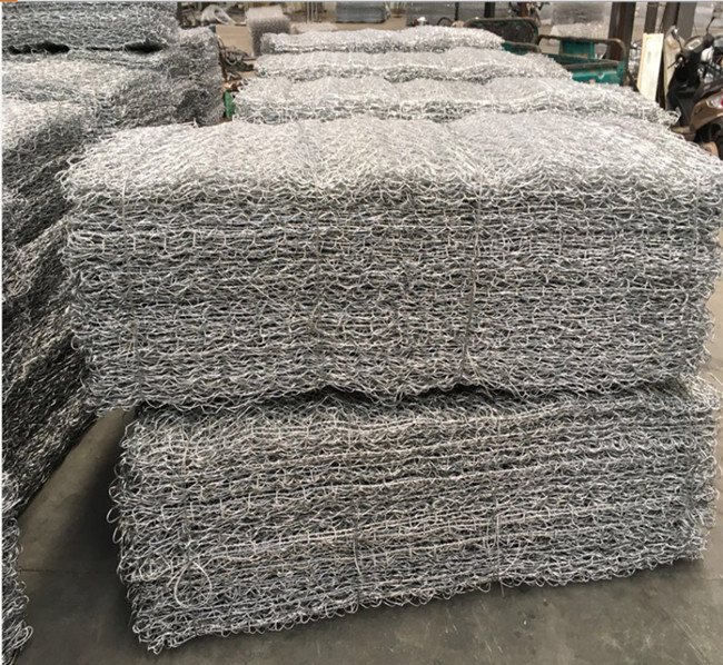 Met een laag bedekt de Doos270g/m2 Zink van revêtement Hexagonaal Heet Ondergedompeld Gegalvaniseerd Gabion 2