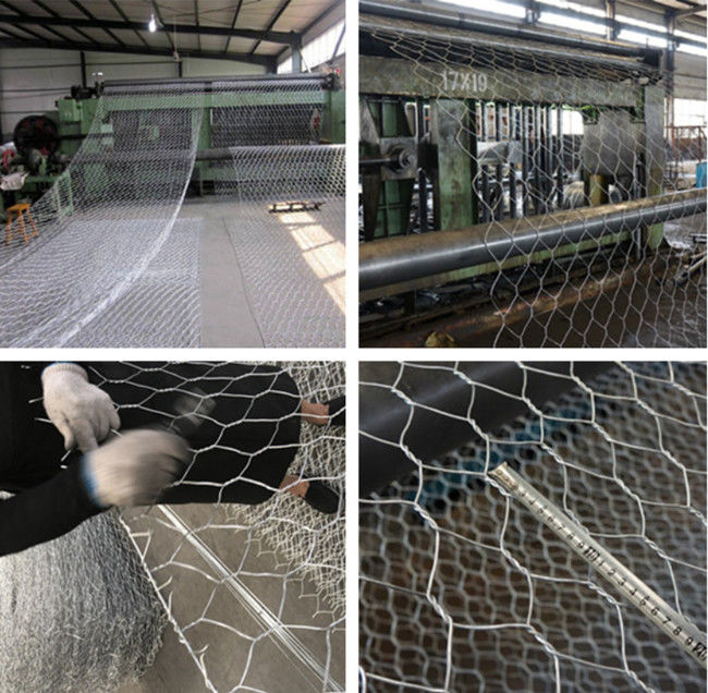 2m X 1m X 0.5m Gediplomeerde Doos ISO 9001 van Rivier de Bank Gegalvaniseerde Gabion 0