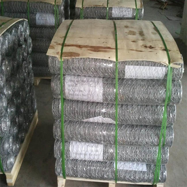 304 roestvrij staalkip Mesh Fence Hexagonal AISI EN10223 4