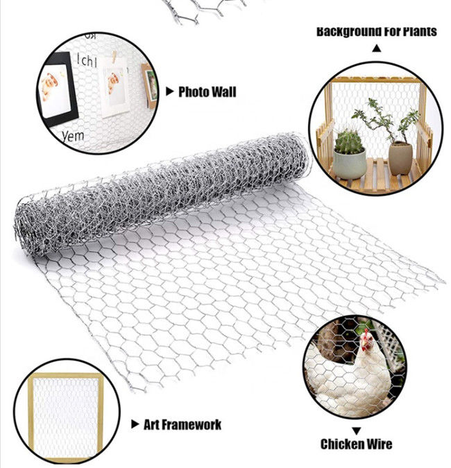1.8m BWG 21 Kip Mesh Fence 1/4“ Hete Onderdompelings het Gegalvaniseerde Hexuitdraai Opleveren 1