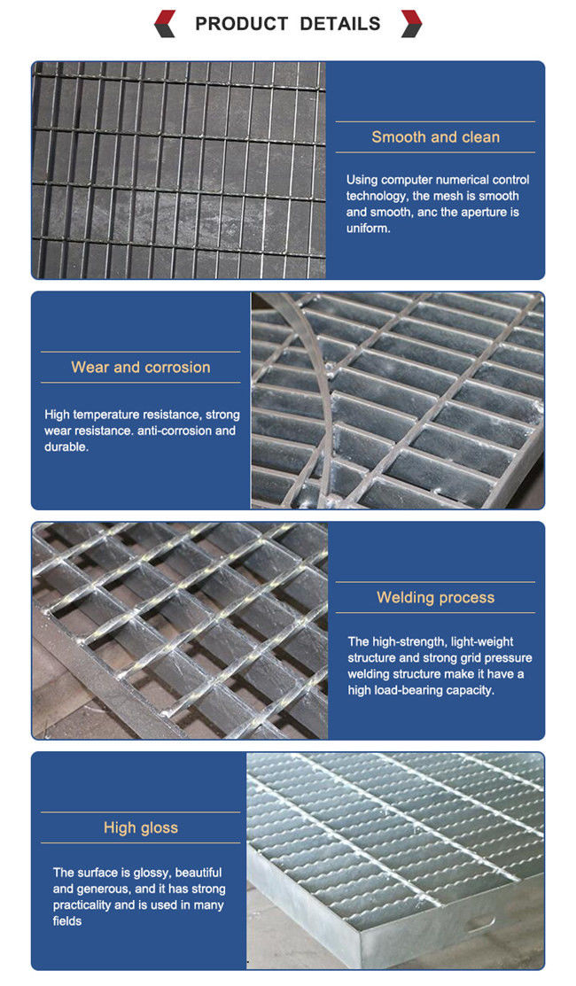 Hete Ondergedompelde Lichtgewicht de Bargrating van het Gangaluminium Anticorrosief ODM 2