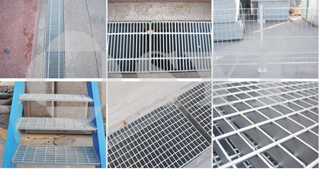 30x5mm Duidelijke Bargrating Pers Gesloten Stop in Gegalvaniseerd Staal 1