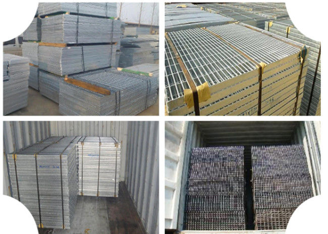 30x5mm Duidelijke Bargrating Pers Gesloten Stop in Gegalvaniseerd Staal 2