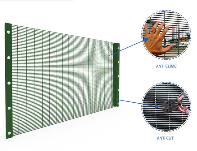 Sterke Bescherming 4.5m Anti beklimt 358 Veiligheidsomheining Panels For Prison 0