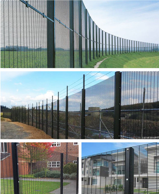 Het poeder die 358 met een laag bedekken Anti beklimt Mesh Fencing Airport High Security 2