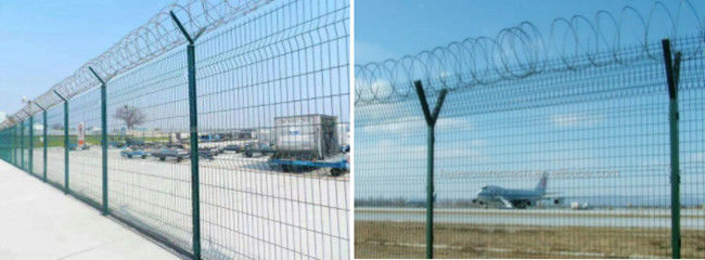 Corrosiebestendige 5mm Geen Omheining For Airport van de Klimveiligheid 0