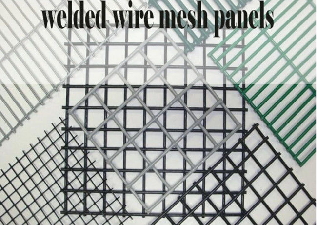 ODM pvc bedekte Gelaste Draad Mesh Panels 3/4 met een laag Zwarte de Draadomheining Roll van ' X3/4“ 0