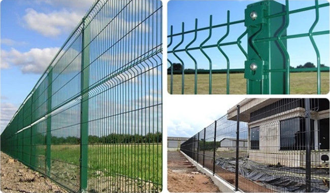 Driehoek die 3.0mm 3d Gebogen van Lasmesh fence panels outdoor garden buigen 1