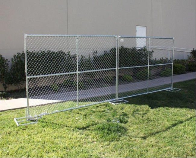 De vlotte van de OmheiningsPanel 6x12 van de Oppervlakte8×10 Tijdelijke Bouw Zilveren Geschilderde Nevel 2