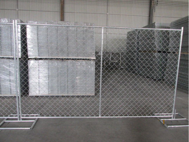 De vlotte van de OmheiningsPanel 6x12 van de Oppervlakte8×10 Tijdelijke Bouw Zilveren Geschilderde Nevel 1