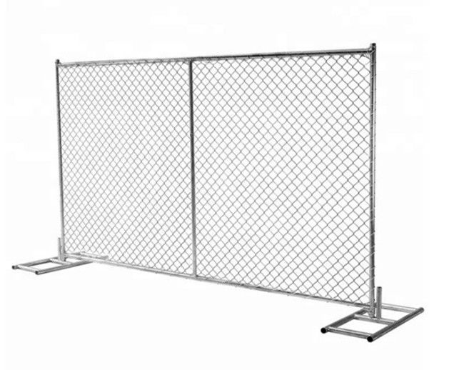 11 de Verbindingsomheining Gegalvaniseerd Panels Hot Dipped van de maat Draagbare 6x8 Ketting 0