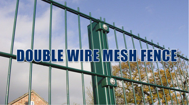 8mm H2.43m 868 Tweelingpvc Met een laag bedekte 2D Dubbele Met grote trekspanning van Draadmesh fence 0