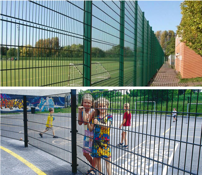 L3m 868 Dubbele Gelaste pvc Met een laag bedekte Draad Mesh Fence With 48x1.5mm Post 2