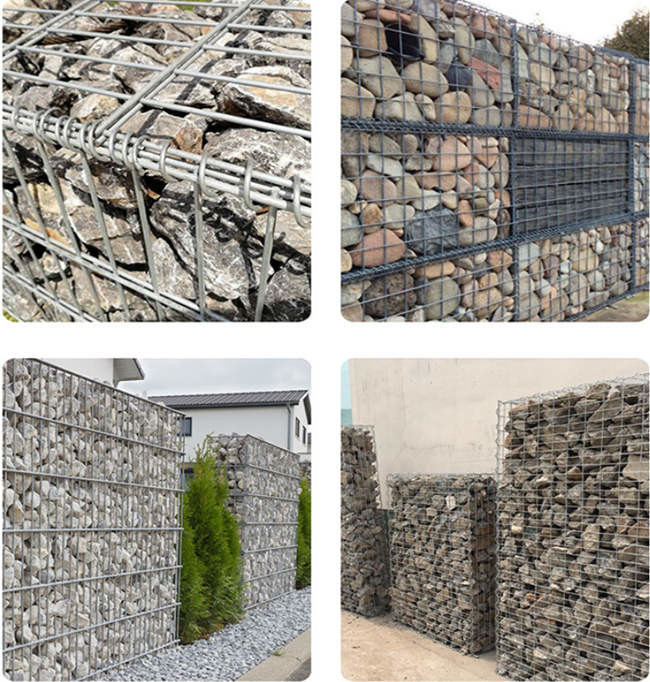 Het groene Pvc-Poeder bedekte Gelaste Gabion-Beschermende Manden Anticorrosieve Zeedijk met een laag 3