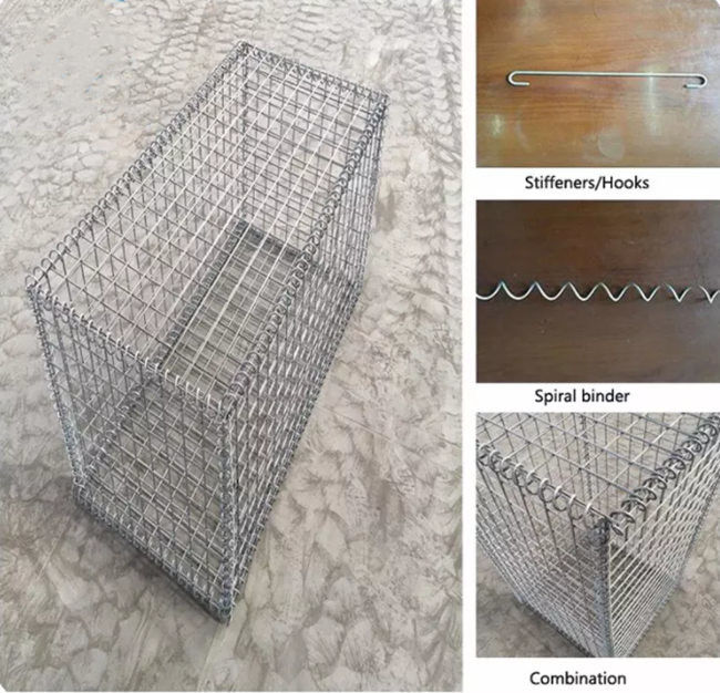 Hoogst Gegalvaniseerd Koolstofstaal Gelaste Gabion voor de Muur van de Bouwnijverheidsbescherming 1