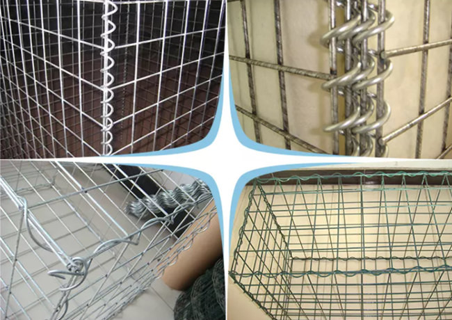 De steen kooit Muur Gelast Mesh Gabion 4mm het Gat van de Draadmaat 5x5 Cm 1